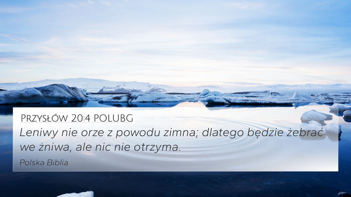 Przysłów 20:4 POLUBG Bible Verse Image