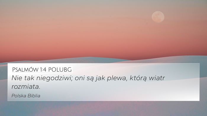 Psalmów 1:4 POLUBG Bible Verse Image