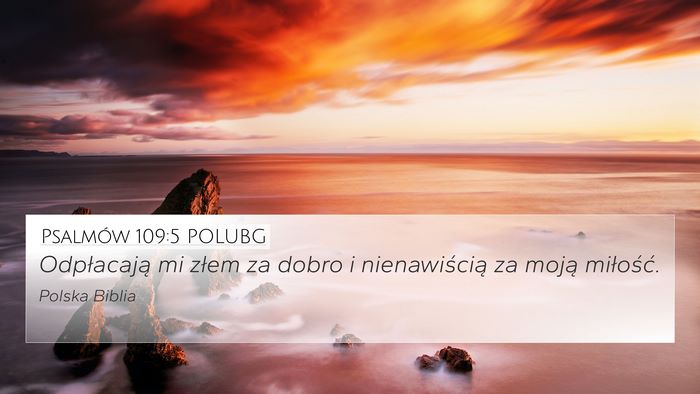 Psalmów 109:5 POLUBG Bible Verse Image