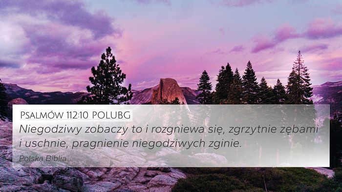 Psalmów 112:10 POLUBG Bible Verse Image