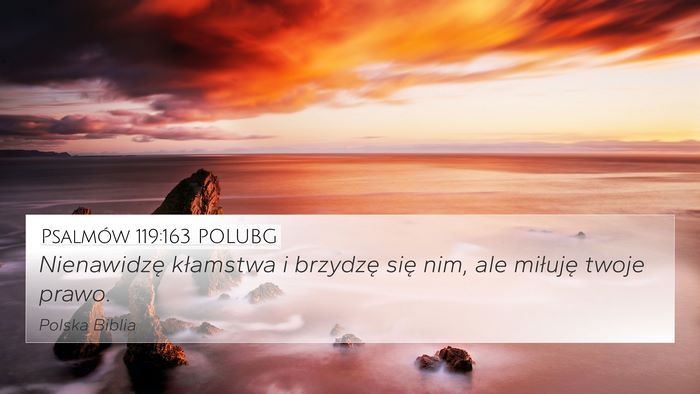 Psalmów 119:163 POLUBG Bible Verse Image