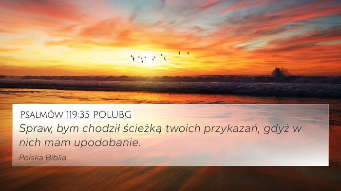 Psalmów 119:35 POLUBG Bible Verse Image