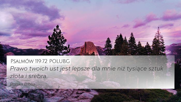 Psalmów 119:72 POLUBG Bible Verse Image