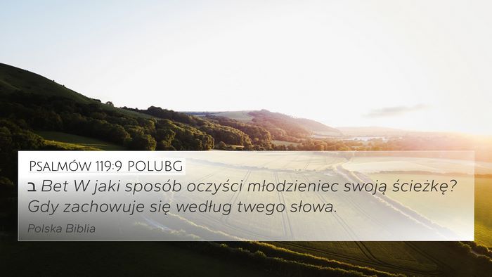 Psalmów 119:9 POLUBG Bible Verse Image