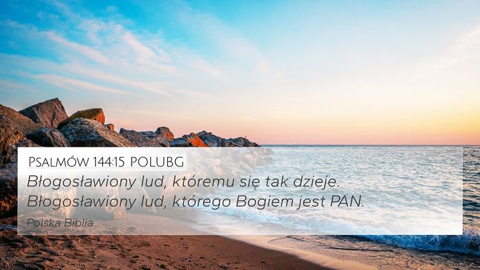 Psalmów 144:15 POLUBG Bible Verse Image