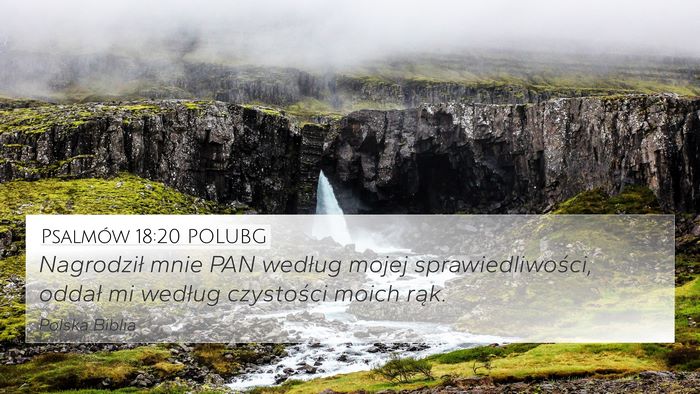 Psalmów 18:20 POLUBG Bible Verse Image