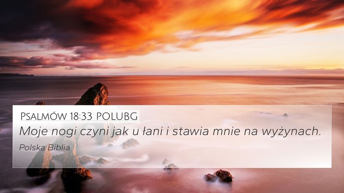 Psalmów 18:33 POLUBG Bible Verse Image
