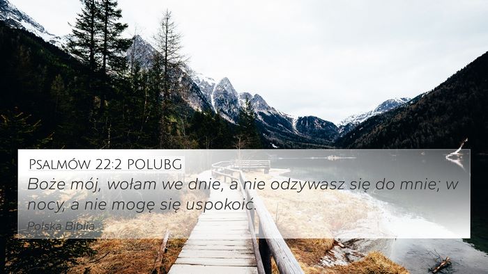 Psalmów 22:2 POLUBG Bible Verse Image