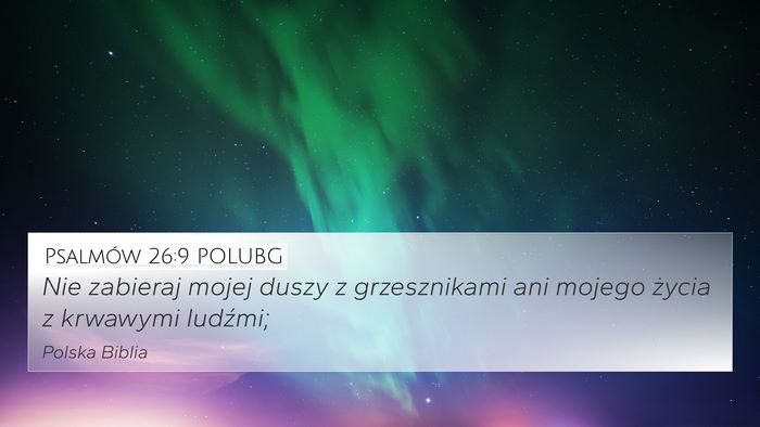 Psalmów 26:9 POLUBG Bible Verse Image