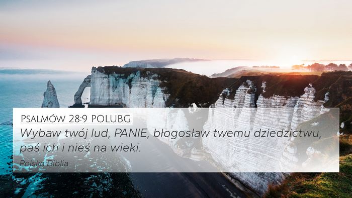 Psalmów 28:9 POLUBG Bible Verse Image