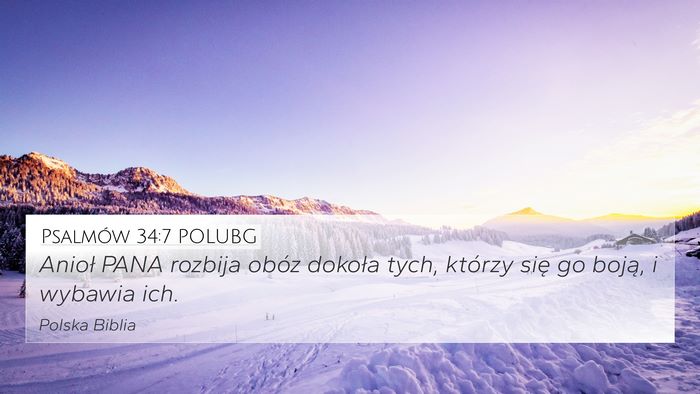 Psalmów 34:7 POLUBG Bible Verse Image