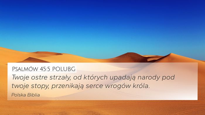 Psalmów 45:5 POLUBG Bible Verse Image
