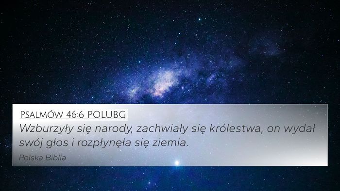 Psalmów 46:6 POLUBG Bible Verse Image