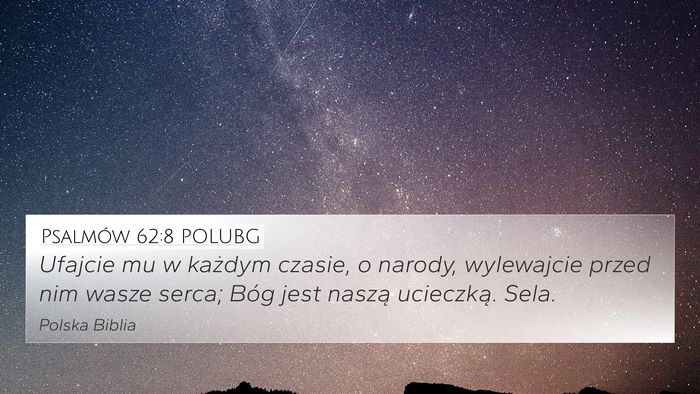 Psalmów 62:8 POLUBG Bible Verse Image