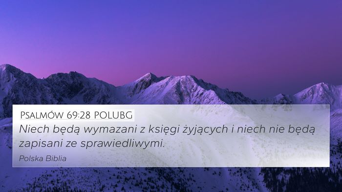 Psalmów 69:28 POLUBG Bible Verse Image