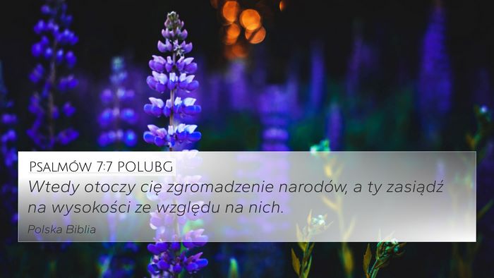 Psalmów 7:7 POLUBG Bible Verse Image