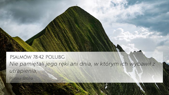 Psalmów 78:42 POLUBG Bible Verse Image