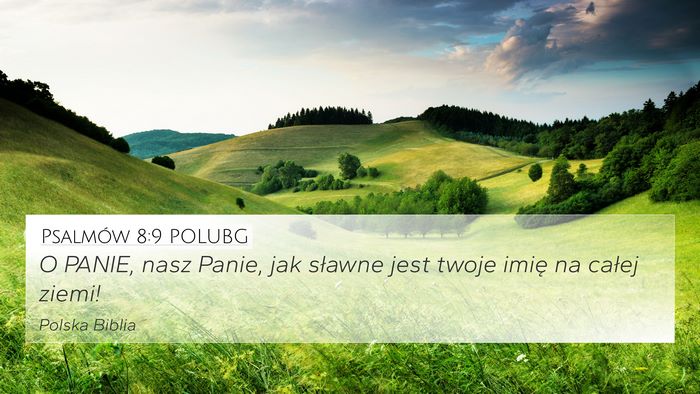 Psalmów 8:9 POLUBG Bible Verse Image