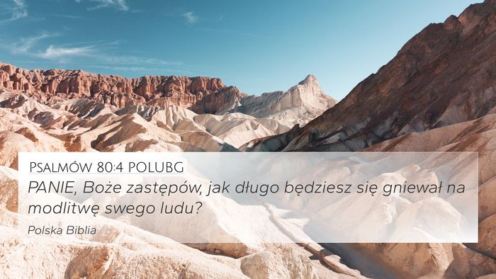 Psalmów 80:4 POLUBG Bible Verse Image