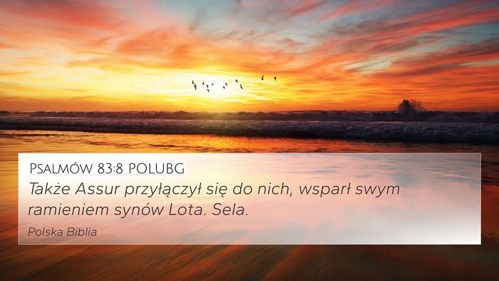 Psalmów 83:8 POLUBG Bible Verse Image