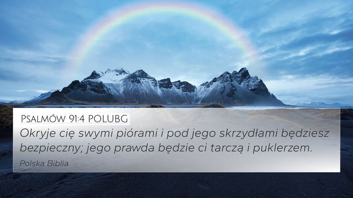 Psalmów 91:4 POLUBG Bible Verse Image