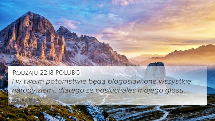 Rodzaju 22:18 POLUBG Bible Verse Image