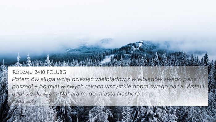 Rodzaju 24:10 POLUBG Bible Verse Image