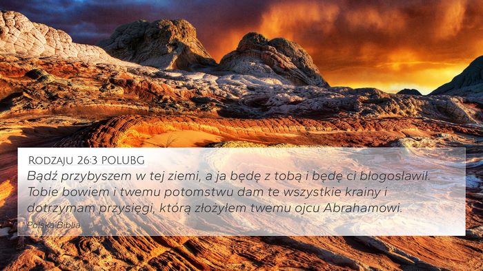 Rodzaju 26:3 POLUBG Bible Verse Image