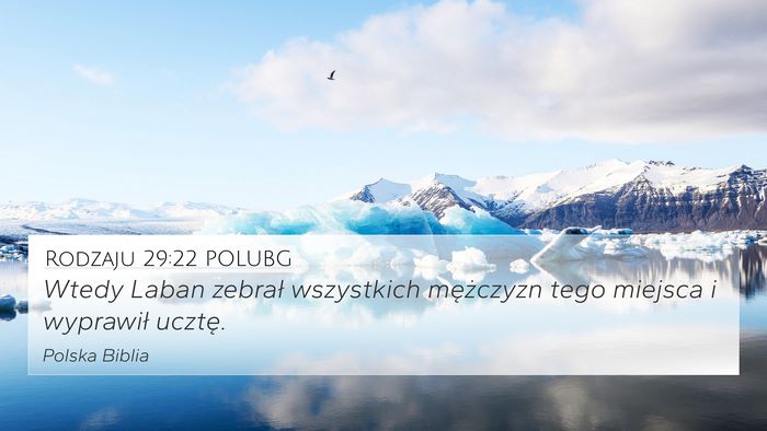 Rodzaju 29:22 POLUBG Bible Verse Image