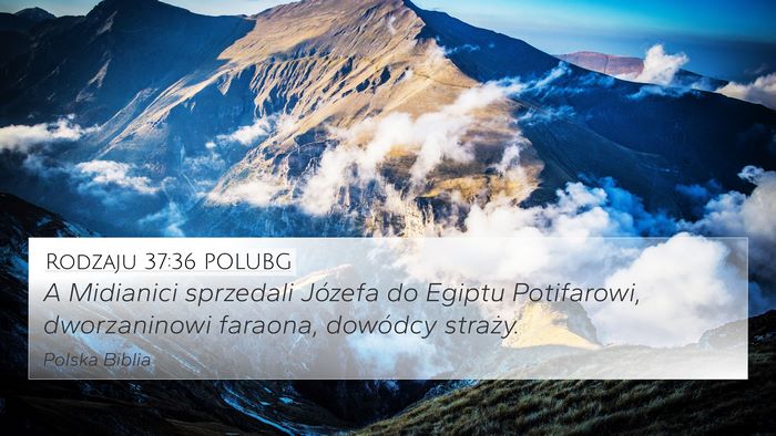 Rodzaju 37:36 POLUBG Bible Verse Image