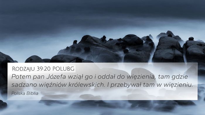 Rodzaju 39:20 POLUBG Bible Verse Image