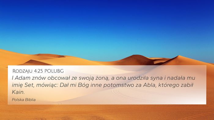 Rodzaju 4:25 POLUBG Bible Verse Image