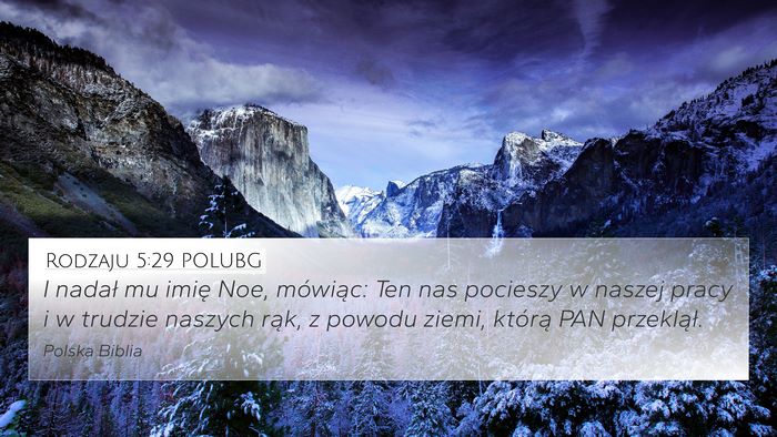 Rodzaju 5:29 POLUBG Bible Verse Image