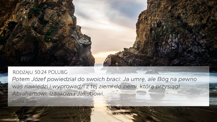 Rodzaju 50:24 POLUBG Bible Verse Image