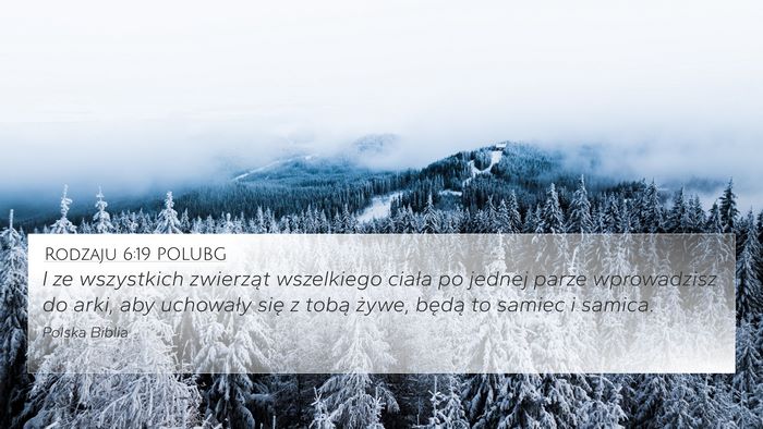 Rodzaju 6:19 POLUBG Bible Verse Image