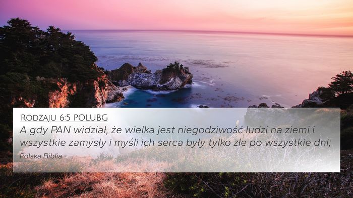 Rodzaju 6:5 POLUBG Bible Verse Image