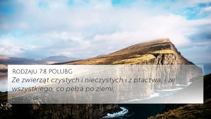 Rodzaju 7:8 POLUBG Bible Verse Image