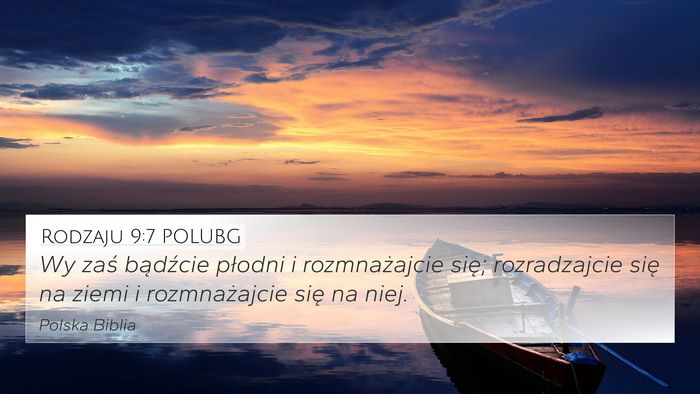 Rodzaju 9:7 POLUBG Bible Verse Image