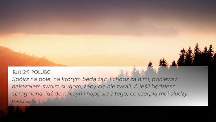 Rut 2:9 POLUBG 4K Wallpaper - Spójrz na pole, na którym będą żąć, i - 4K Wallpaper Bible Verse