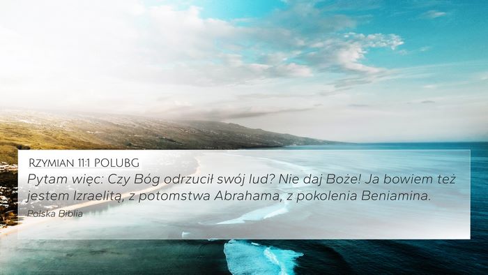Rzymian 11:1 POLUBG Bible Verse Image