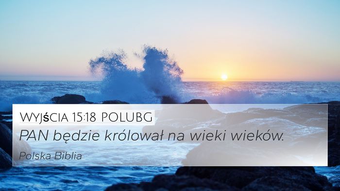 Wyjścia 15:18 POLUBG Bible Verse Image