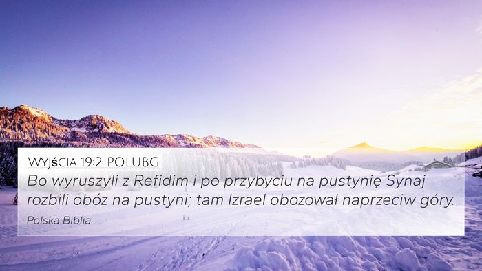 Wyjścia 19:2 POLUBG Bible Verse Image