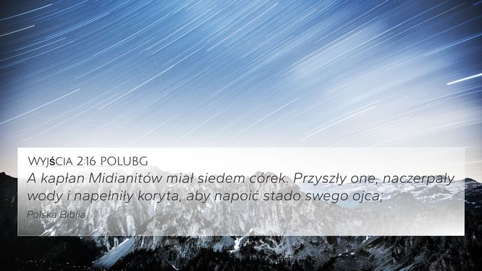 Wyjścia 2:16 POLUBG Bible Verse Image
