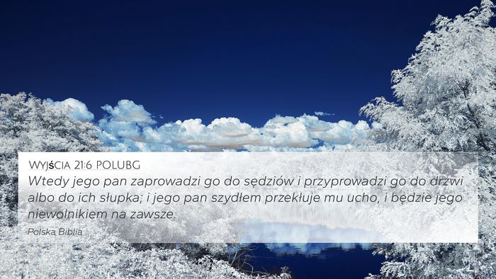 Wyjścia 21:6 POLUBG Bible Verse Image
