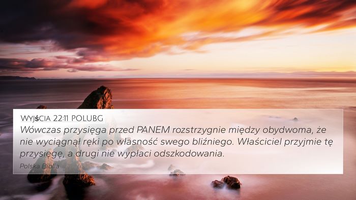 Wyjścia 22:11 POLUBG Bible Verse Image