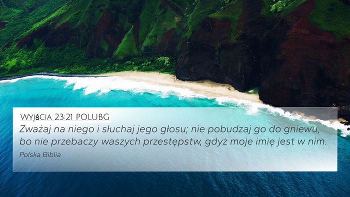 Wyjścia 23:21 POLUBG Bible Verse Image