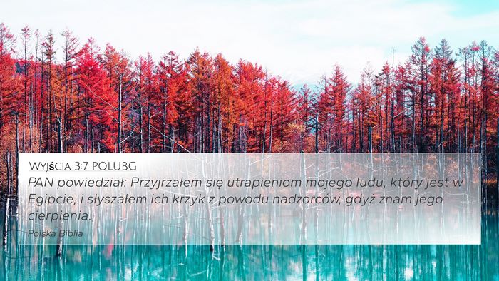 Wyjścia 3:7 POLUBG Bible Verse Image