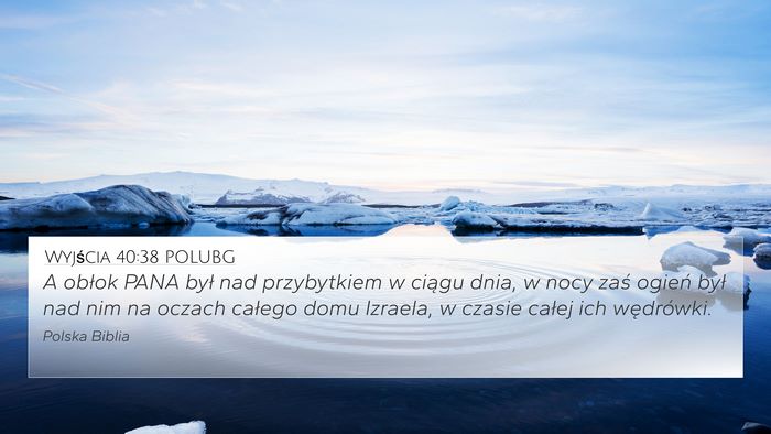 Wyjścia 40:38 POLUBG Bible Verse Image