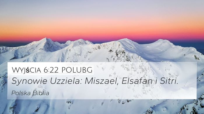 Wyjścia 6:22 POLUBG Bible Verse Image