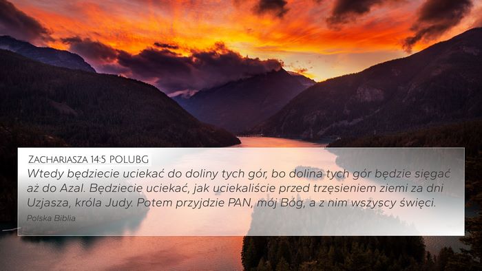 Zachariasza 14:5 POLUBG Bible Verse Image